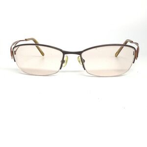 Koali 7368K Eyeglasses Brown Bronze Metal Rectangular Frames 49-17-135 21526